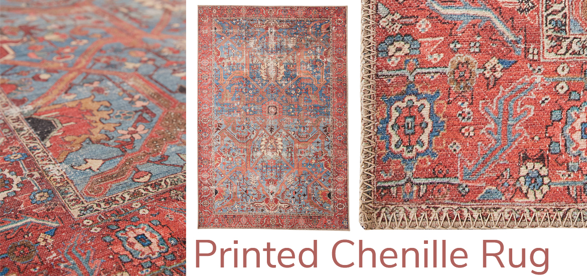 Printed Chenille Rug